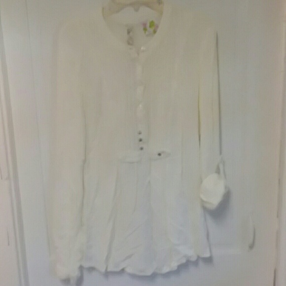 Free People free flowing long/short sleeve top - Picture 3 of 4